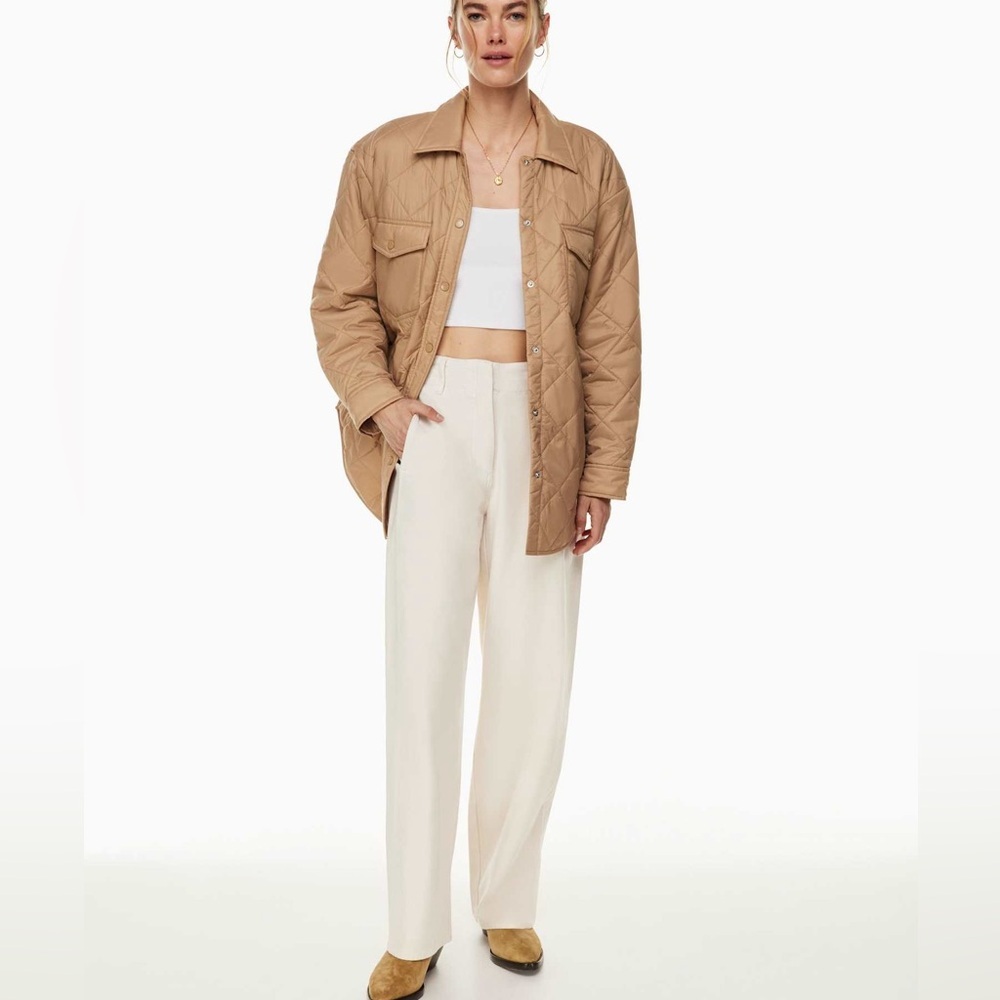 Aritzia Wilfred Free Ascendant Tan Barrel Pant Size 2